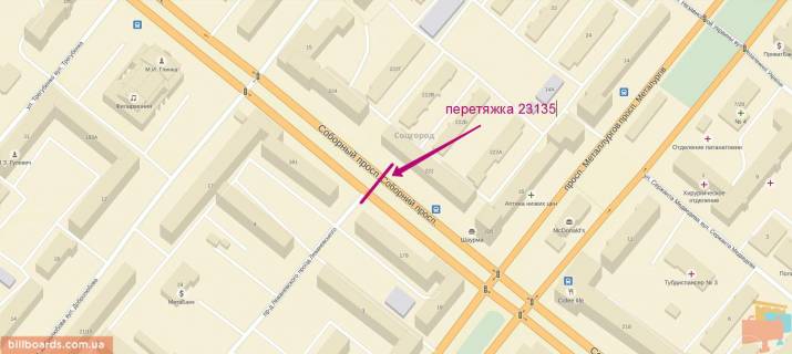Нестандарт  в Запорожье пр.Ленина 224 схема